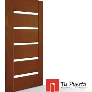 Puertas Madera Nativa 80x210, Modelo Piamonte