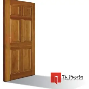 Puertas Madera Nativa 95x200, Modelo Boston