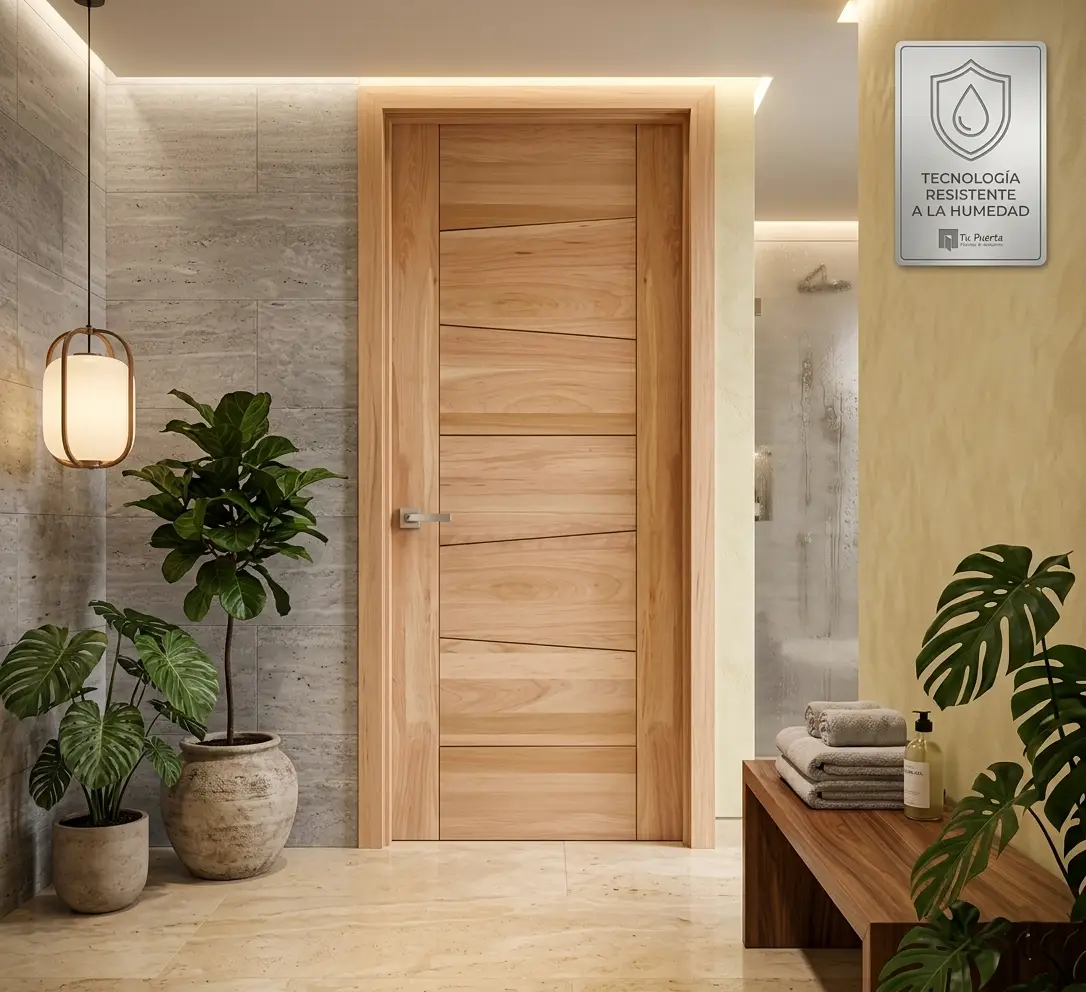 Puertas Madera Nativa 90x200, Modelo Virginia - Imagen 4